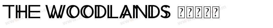 The Woodlands字体转换